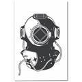 Picture of Vintage Diver Poster _GroupedProduct_Rectangle_Portrait_Canvas_