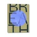 Picture of Breath Typography Poster _GroupedProduct_Rectangle_Portrait_Canvas_