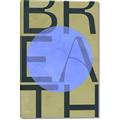 Picture of Breath Typography Poster _GroupedProduct_Rectangle_Portrait_Canvas_
