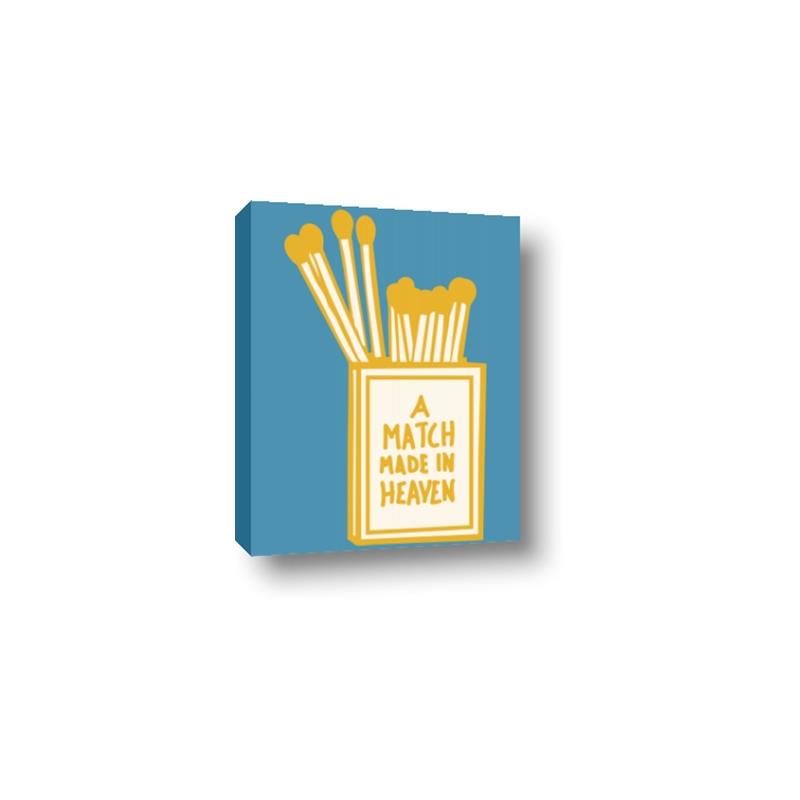 Picture of A Match May in Heaven Poster _GroupedProduct_Rectangle_Portrait_Canvas_