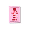 Picture of Bad Vibes Typography Poster _GroupedProduct_Rectangle_Portrait_Canvas_