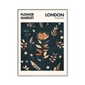 Picture of Flower Market London Poster _GroupedProduct_Rectangle_Portrait_Canvas_Framed_