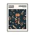 Picture of Flower Market London Poster _GroupedProduct_Rectangle_Portrait_Canvas_Framed_