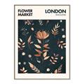 Picture of Flower Market London Poster _GroupedProduct_Rectangle_Portrait_Canvas_Framed_