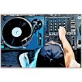 Picture of Music Dj Set  _GroupedProduct_Rectangle_Landscape_Canvas_Framed_