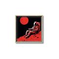 Picture of Retro Moonwalk Poster _GroupedProduct_Square_Canvas_Framed_