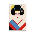 Picture of Geisha Retro Poster _GroupedProduct_Rectangle_Portrait_Canvas_Framed_