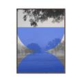 Picture of Misty Blue Horizon _GroupedProduct_Rectangle_Portrait_Canvas_Framed_