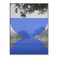 Picture of Misty Blue Horizon _GroupedProduct_Rectangle_Portrait_Canvas_Framed_