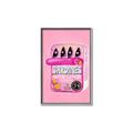 Picture of Sardines Tin Can Pink _GroupedProduct_Rectangle_Portrait_Canvas_Framed_