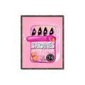Picture of Sardines Tin Can Pink _GroupedProduct_Rectangle_Portrait_Canvas_Framed_