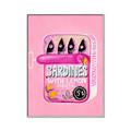 Picture of Sardines Tin Can Pink _GroupedProduct_Rectangle_Portrait_Canvas_Framed_