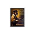Picture of Old Vinyl Sounds Better Typography Poster _GroupedProduct_Rectangle_Portrait_Canvas_Framed_