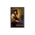 Picture of Old Vinyl Sounds Better Typography Poster _GroupedProduct_Rectangle_Portrait_Canvas_Framed_