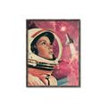 Picture of Astronaut in Space _GroupedProduct_Rectangle_Portrait_Canvas_Framed_
