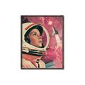 Picture of Astronaut in Space _GroupedProduct_Rectangle_Portrait_Canvas_Framed_
