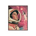Picture of Astronaut in Space _GroupedProduct_Rectangle_Portrait_Canvas_Framed_