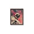 Picture of Astronaut in  Space _GroupedProduct_Rectangle_Portrait_Canvas_Framed_