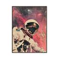 Picture of Astronaut in  Space _GroupedProduct_Rectangle_Portrait_Canvas_Framed_