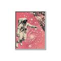 Picture of Astronaut in  Space _GroupedProduct_Rectangle_Portrait_Canvas_Framed_