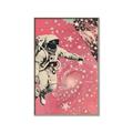 Picture of Astronaut in  Space _GroupedProduct_Rectangle_Portrait_Canvas_Framed_