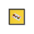 Picture of Sushi Selection on a Playing Card _GroupedProduct_Square_Canvas_Framed_
