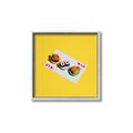Picture of Sushi Selection on a Playing Card _GroupedProduct_Square_Canvas_Framed_