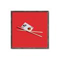 Picture of Sushi card _GroupedProduct_Square_Canvas_Framed_