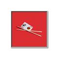 Picture of Sushi card _GroupedProduct_Square_Canvas_Framed_