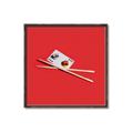 Picture of Sushi card _GroupedProduct_Square_Canvas_Framed_
