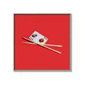 Picture of Sushi card _GroupedProduct_Square_Canvas_Framed_