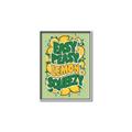 Picture of Easy Peasy Lemon Squeezy Typography Poster _GroupedProduct_Rectangle_Portrait_Canvas_Framed_
