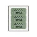 Picture of Good Times Poster _GroupedProduct_Rectangle_Portrait_Canvas_Framed_