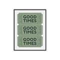 Picture of Good Times Poster _GroupedProduct_Rectangle_Portrait_Canvas_Framed_