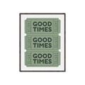 Picture of Good Times Poster _GroupedProduct_Rectangle_Portrait_Canvas_Framed_