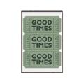 Picture of Good Times Poster _GroupedProduct_Rectangle_Portrait_Canvas_Framed_