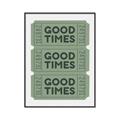 Picture of Good Times Poster _GroupedProduct_Rectangle_Portrait_Canvas_Framed_