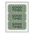 Picture of Good Times Poster _GroupedProduct_Rectangle_Portrait_Canvas_Framed_