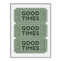 Picture of Good Times Poster _GroupedProduct_Rectangle_Portrait_Canvas_Framed_