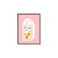 Picture of Orange Juice Poster _GroupedProduct_Rectangle_Portrait_Canvas_Framed_