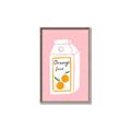 Picture of Orange Juice Poster _GroupedProduct_Rectangle_Portrait_Canvas_Framed_