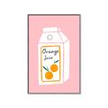 Picture of Orange Juice Poster _GroupedProduct_Rectangle_Portrait_Canvas_Framed_