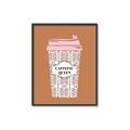Picture of Caffeeine Queen Poster _GroupedProduct_Rectangle_Portrait_Canvas_Framed_