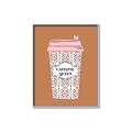 Picture of Caffeeine Queen Poster _GroupedProduct_Rectangle_Portrait_Canvas_Framed_