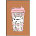 Picture of Caffeeine Queen Poster _GroupedProduct_Rectangle_Portrait_Canvas_Framed_