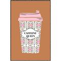 Picture of Caffeeine Queen Poster _GroupedProduct_Rectangle_Portrait_Canvas_Framed_