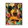 Picture of Music Guitar Collage  _GroupedProduct_Rectangle_Portrait_Canvas_Framed_