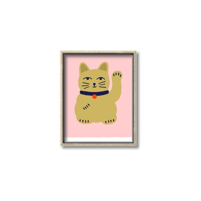 Picture of Maneki Neko – Lucky Cat _GroupedProduct_Rectangle_Portrait_Canvas_Framed_