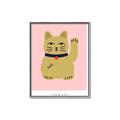 Picture of Maneki Neko – Lucky Cat _GroupedProduct_Rectangle_Portrait_Canvas_Framed_