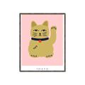 Picture of Maneki Neko – Lucky Cat _GroupedProduct_Rectangle_Portrait_Canvas_Framed_